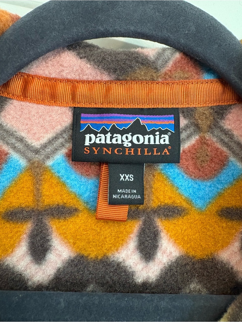 Patagonia Synchilla Snap-T Fleece Pullover Companions Big Anthos Pink size XXS - Picture 2 of 7